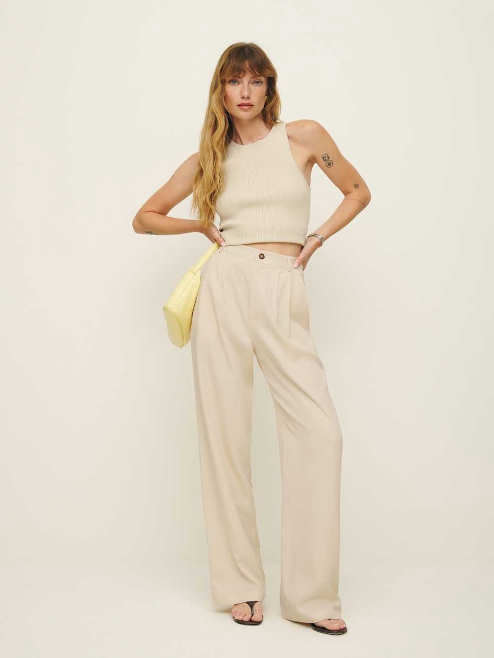 Reformation Mason Pant (Cream)
